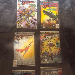 DC Superman / SuperGirl Variants ( Superman 1993 #10,12 /1994 #24, 28,38/  1995 #39) ( Supergirl 1994 #4 /1994 #2)