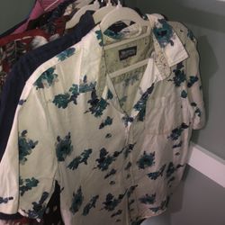 Graphic Button Up