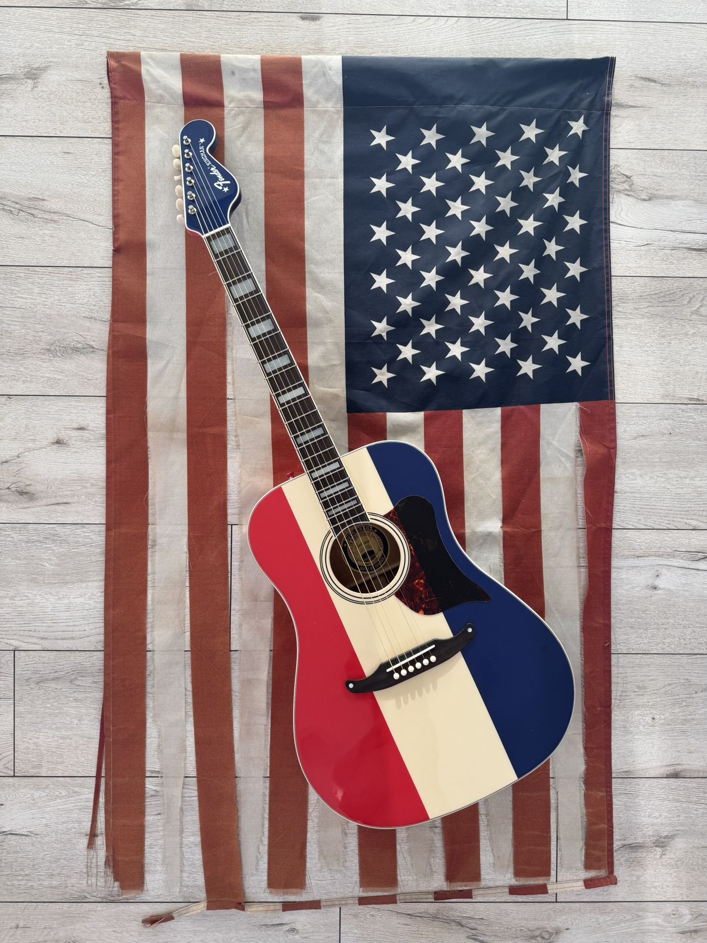 Fender Buck Owens Kingman Acoustic Guitar WOHSC Mint Condish