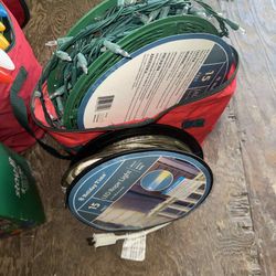 Holiday lights storage containers and reels *PLEASE READ DESCRIPTION*