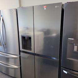 Refrigerator Side By Side Stainless Steel 
