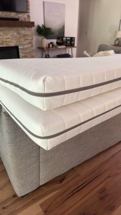 FREE 2 twin mattresses from IKEA, with washable, removable covers