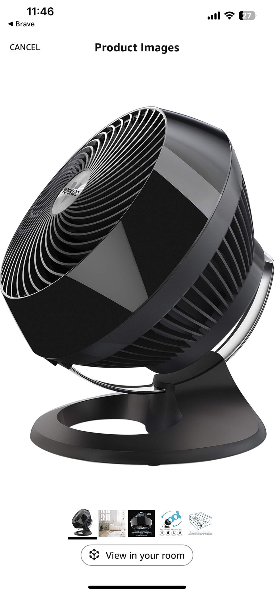 Vornado 660 Air Circulator (Powerful Fan)