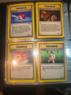 Old school Pokemon cards