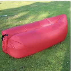 Red Inflatable Air Lounger 