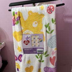 Carebear Easter Throw