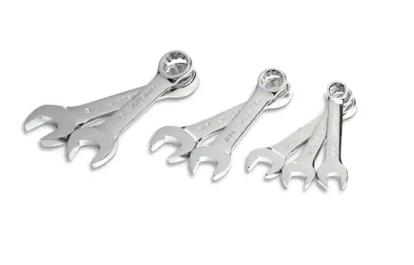 Husky Stubby SAE Combination Wrench Set (7-Piece)