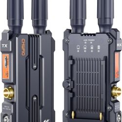 4K Wireless HDMI Transmitter and Receiver,Wireless SDI HDMI Video Converter Adapter,Plug and Play,656FT Los Range,Support 2.4G/5G,Up to 60Mbps,4K@30Hz