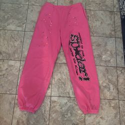 Pink Sp5der Pants