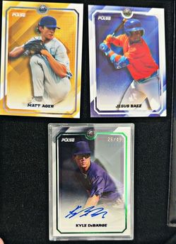 Pulse Premier Baseball Cards Lot of 3