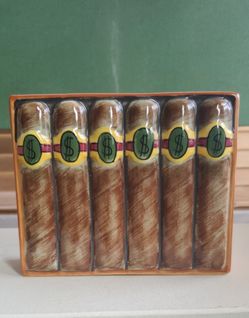 Collectible Ceramic “Stogie Money” Coin Bank