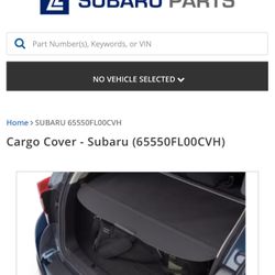 Subaru Cargo Cover