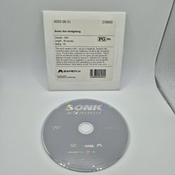 Sonic The Hedgehog 2020 DVD