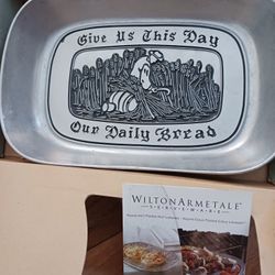 WiltonArmetale Give Us This Day Our Daily Bread Serveware 