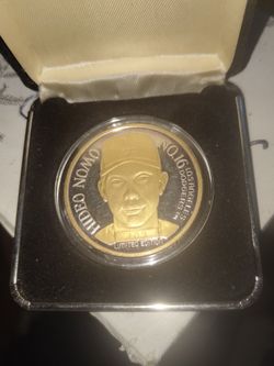 1995 Hideo Nomo Silver And Gold Coin