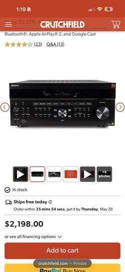 Sony multi channel av str ZA1100