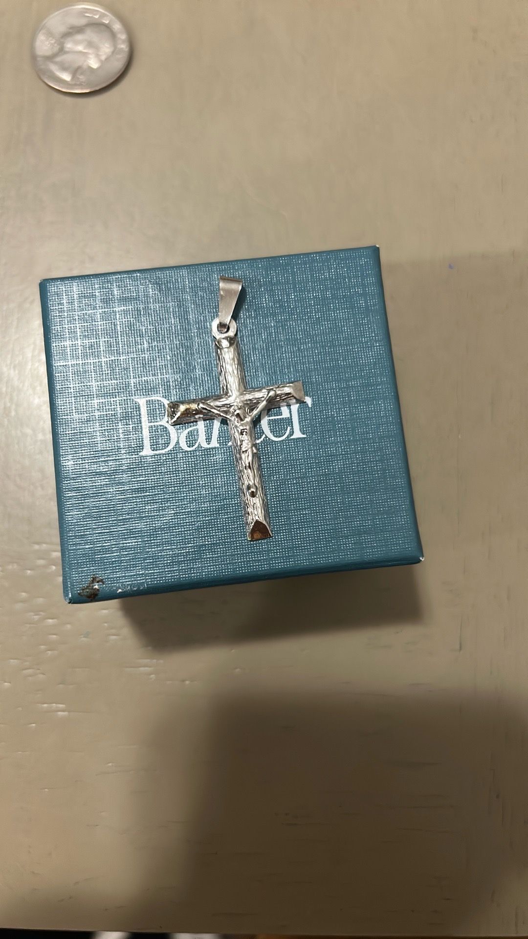authentic 92.5 italian silver hollow jesus pendant