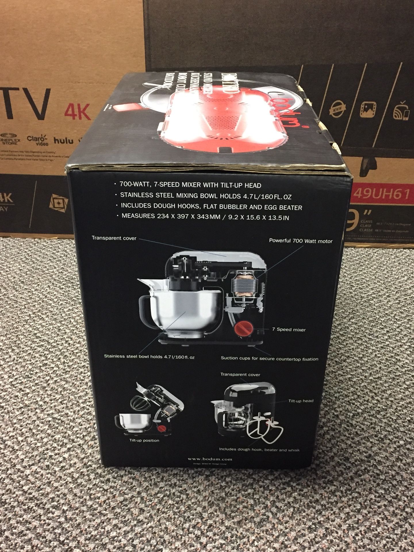 Brand New - e-Bodum 5q/4.7l Bistro Mixer - 11381-01