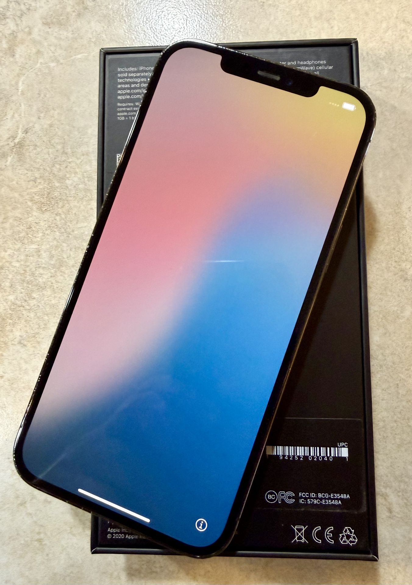 Apple iPhone 12 Pro Max Unlocked 128 GB,Like new