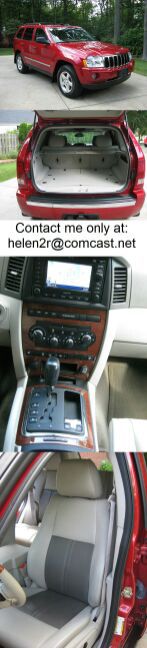 2OO5 Jeep Grand Cherokee is in excellent condition with no damage and low miles.