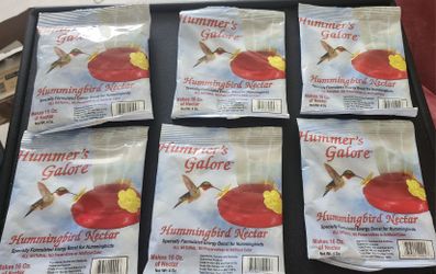 6 New Pack's-Hummer's Galore Hummingbird Nectar