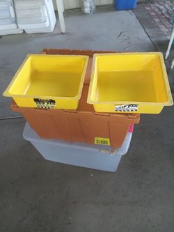 Stars Containers Drip Pans And Mixing Tubs $5 Each