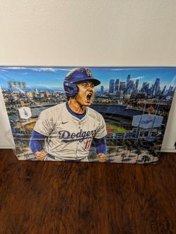 Ohtani, Dodger Stadium Canvas