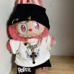 Adorable Labubu Clothing! Popeye Outfit