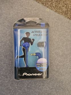 Pioneer Waterproof Sports Wired In Ear Earphones 3.5mm SE-CL331 