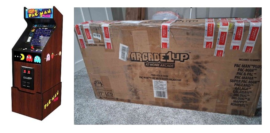 Arcade1up Pac-Man Cabaret Cabinet NEW IN BOX Man Cave Alert!!!