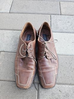 Bugatti Leather Dress Shoe, Brown, Eu Size 42 (US 9.5)