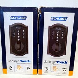 🔥Schlage BE375  Aged Bronze Camelot Keyless Touchscreen Deadbolt🔥$70 Each 