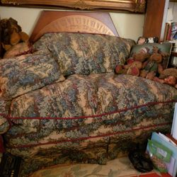 Custom Made Couch And Ottoman 