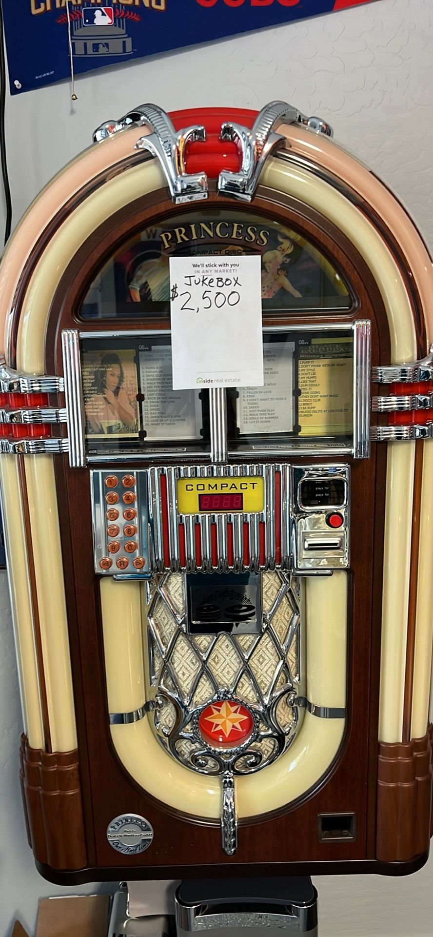 Wurlitzer Princess Compact Disc Juke Box