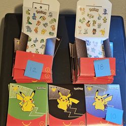2021 McDonald's Pokemon 25th Anniversary Envelopes 