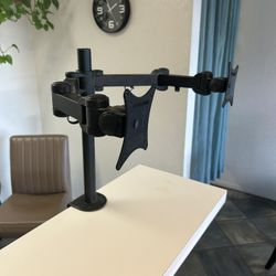 3 ITEMS - Computer Monitor Stands & Standing Tripod 