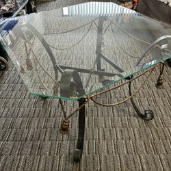 End Table With Glass Top