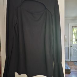 Ladies Black Dressy Sweater Size XL