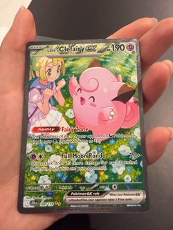 Lillies Clefairy ex SIR pokemon card