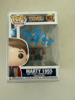 Funko Pop Michael J Fox Signed  - Back To The Future.