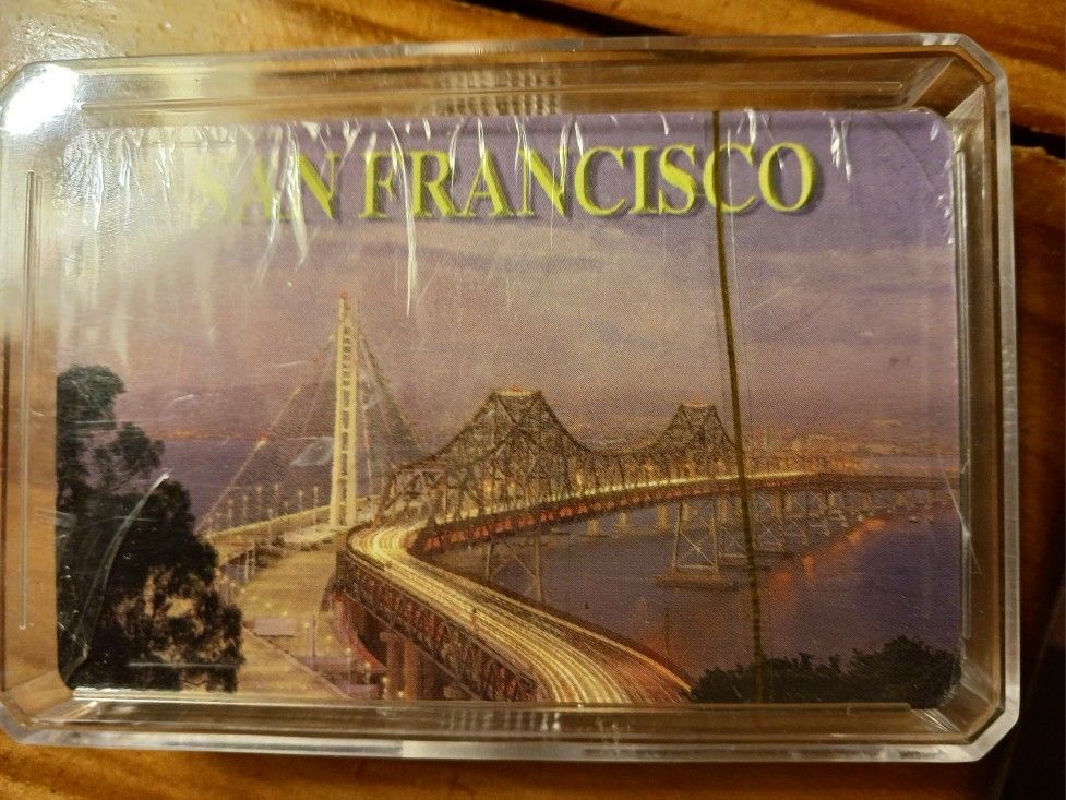 BRAND NEW IN CASE & WRAPPER A SAN FRANCISCO DECK OF PLAYING CARDS