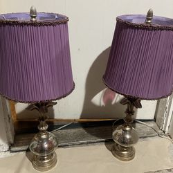 Set of Two Vintage Lamps 
