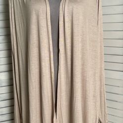 Taupe Cardigan, 3XL