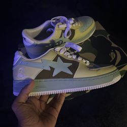 Brown & Beige Bapesta
