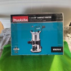 Makita Corded 1- 1/4 Hp Compact Router $100 Firm 