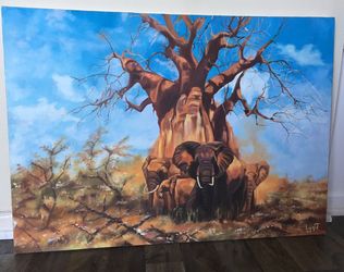 Oil painting on canvas
