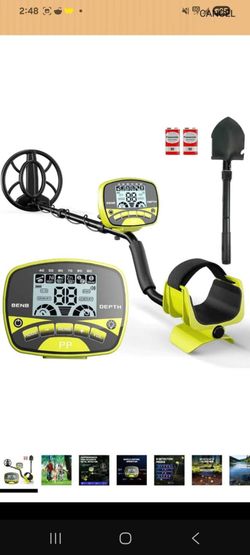 Metal Detector for Adults & Kids Professional Cordless Gold Detector 5 Modes, Advanced DSP Chip, Adj