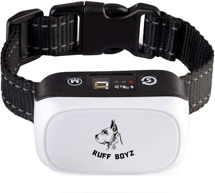 Ruff Boyz Anti Barking Device Collar Adjustable 7 Sensitivity Levels