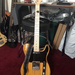 New “Tele” Beautiful Natural Wood Gloss Finish Maple Neck & Fingerboard