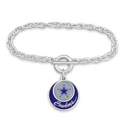 DALLAS COWBOYS JEWELRY BRACELET STACKED DISK